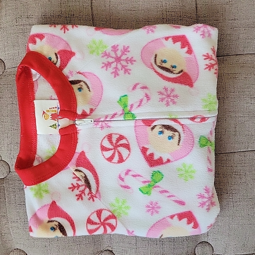 Elf on the Shelf footed pajamas